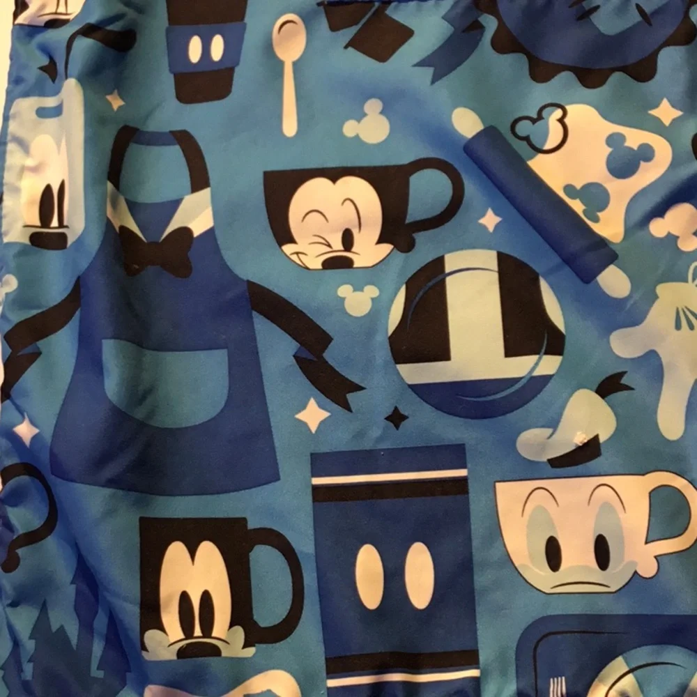 Disney Parks Mickey Mouse Adult Blue Kitchen Apron - Picture 10 of 14